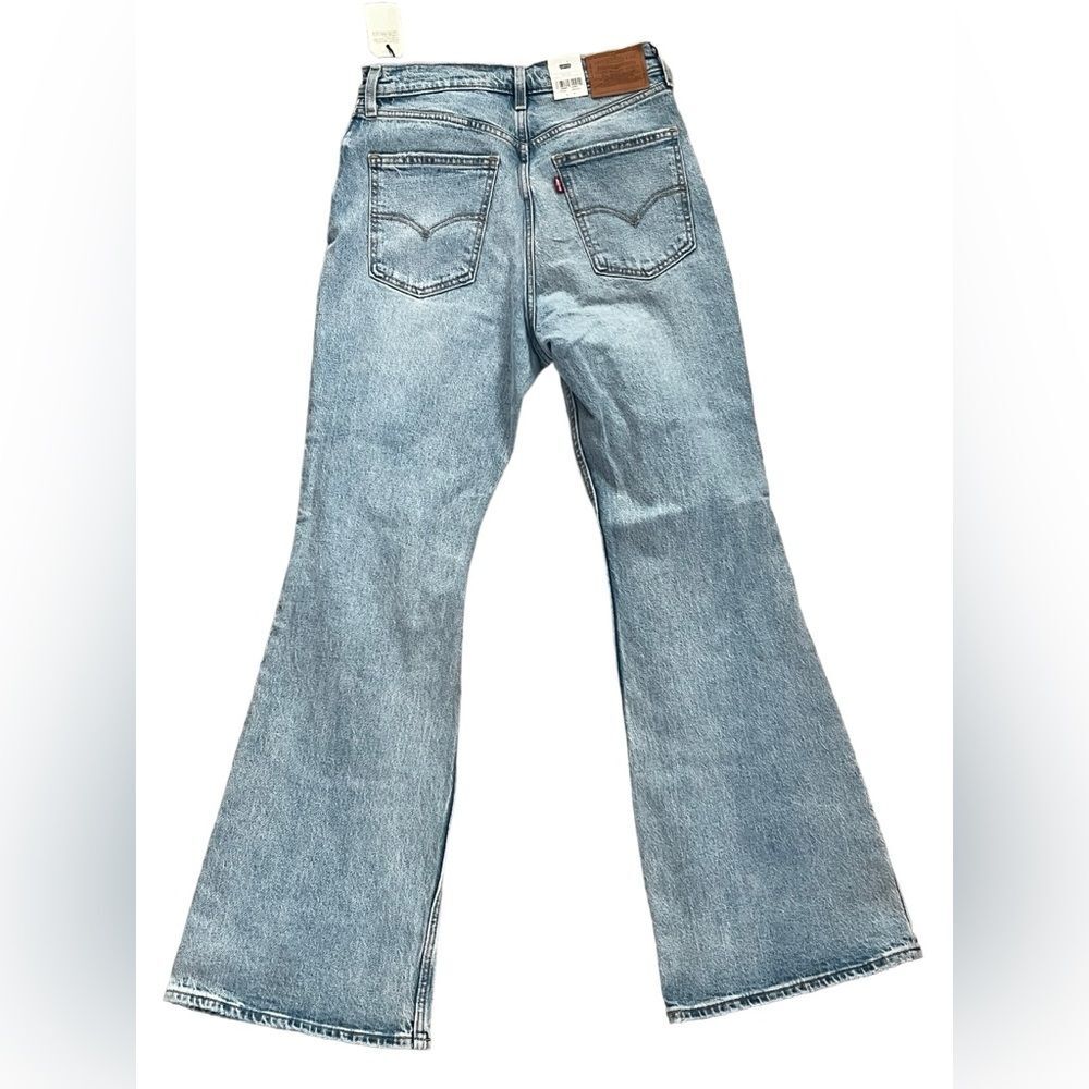 Levi’s NWT Premium 70s High Rise Flare Size 28 Free People Disco Bell Bottom - Picture 11 of 13